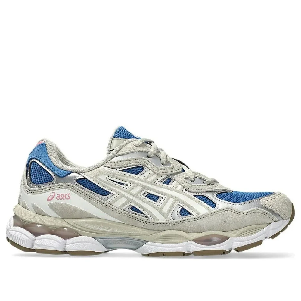 Asics GEL-NYC 1203A383-402 Sneakers Men's US 8.5 Gray Sportstyle Shoes LIQ1519